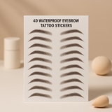 4D Waterproof Eyebrow Tattoo Stickers